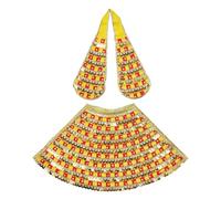 Vestido decorativo individual Laxmi Durga Devi MATA Dress Poshak Vastra Cloth lehanga Chunari Puja Item for Idol Statues for Indian Traditional Festival (Tamaño: - 6") (rojo)