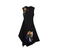 Desigual Vestido LEYTER Negro y blanco XL Mujer