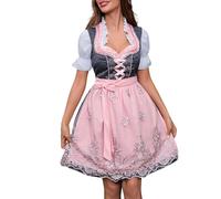Vestido Dirndl De Oktoberfest para Mujer Traje AlemáN Estilo Tirolesa Mediana Tallas Grandes Fat People, Tradicional Fiesta Disfraces Costume
