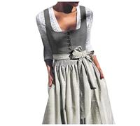 Vestido Dirndl para la Oktoberfest para mujer, traje tradicional alemán para el festival de la Cosplay Mi Héroe Academia Disfraz Para Niños Chihiro Fujisaki Traje De Cosplay