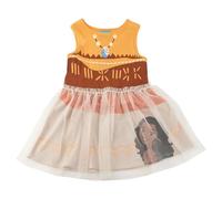 Vestido Disney Niña Verano - Vestido Disney de Manga Corta, Ropa Niña Casual Cómoda y Ligera, Ideal para el Día a Día