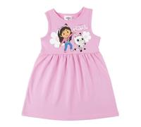Vestido Gabby's Dollhouse Niña Verano - Vestido Niñas Gabby´S Dollhouse Sin Mangas, Ropa Niñas Casual, Cómodo y Ligero, Ideal para el Día a Día, 4 años