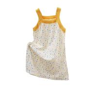 Vestido genérico de Moda para niños y niñas Lindo Estampado Vestido de Princesa Verano Tirantes Seda Pijama Edad 6M-10Y #E303