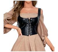 Vestido genérico para mujer, estilo patio, ajuste ajustado y estructurante para una silueta tallada, mono para Halloween corte, boda o evento elegante, Negro84, XXXL