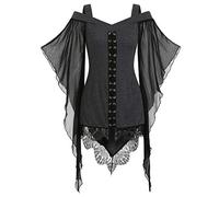 Vestido Gotico Mujer 2025 Disfraz Diablo Halloween Corsé Para Vestidos Medievales Tallas Grandes De Bruja Adulta Encaje Disfraces Originales Fiesta Cosplay Victoriano
