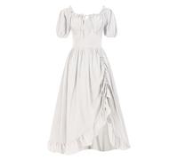 Vestido Gotico Mujer 2025 Disfraz Diablo Halloween De CóCtel Vestidos Medievales Tallas Grandes Medieval Fiesta Cosplay Victoriano
