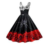 Vestido Gotico Mujer 2025 Disfraz Diablo Halloween Medievales Para Renacentista Medieval De Bruja Adulta Encaje Disfraces Originales Fiesta Cosplay Adulto Carnaval