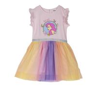 Vestido Infantil de La Sirenita - Multicolor - Talla 3 Años - Vestido sin Mangas - Elaborado con 100% de Algodón de 145 gsm - Estampado de Ariel - Producto Original Diseñado en España