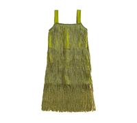 Vestido Infantil Estilo Art Deco con Flecos y Lentejuelas para Baile diseño Deslumbrante con borlas Ideal para niñas Que el Movimiento y la Danza Dulzura Que se Siente al Tacto