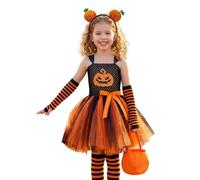 Vestido Infantil sin Mangas con Forma de Stitch para Halloween, Cosplay, Azul, Falda de Tul, Orejas en los Tirantes, Divertido para actuaciones, Tallas 2-8.