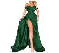 Vestido Invitada Boda Vestido Fiesta Mujer De Boda Invierno Vestidos Madrina Negro Largo Japones Pin Up Ropa Fin Año Manga Larga Lactancia para Una Cortos Tallas Grandes Nochevieja Satin Talla Grande