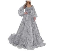 Vestido Invitada Boda Vestidos De Fiesta Mujer Elegantes Bodas Navidad para Nochevieja Sexy Elegante Negro Blanco Largo Lentejuelas Invierno Caídos Ropa XS Midi Negros Coctel Largos Traje Corto