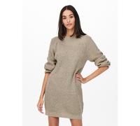 Vestido jersey, cuello barco Mujer Talla S. Color Beige