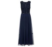 Vestido largo con bordado de lentejuelas 48