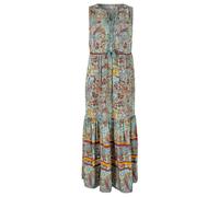 Vestido largo con estampado de cenefas 52