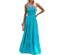 Vestido Largo con Estampado De Tirantes Y Tirantes De Estilo Festivo para Mujer De Verano Sexy