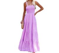 Vestido Largo con Estampado De Tirantes Y Tirantes De Estilo Festivo para Mujer De Verano Sexy