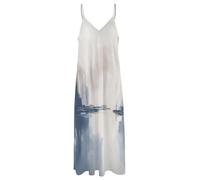 Vestido Largo para Mujer - Patrones Abstractos Vestidos De Verano con Tirantes Finos para Mujer, Sin Mangas, para La Playa, Estilo Vintage, Sexy, Streetwear. 2XL