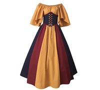 Vestido Medieval para Mujer Disfraz de Halloween Festivo Princesa Carnaval Disfraz Ropa de Tallas Grandes Disfraz de Festival Vestido góTico Fiesta Princesa Disfraz Cosplay Disfraz para Carnaval