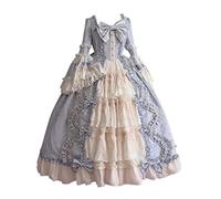Vestido medieval para mujer, renacentista, gótico, retro, barroco, rococó, ropa de Lolita, vestido de princesa, vestido de reina, vestido victoriano, vestido de noche, vestido de fiesta, vestido de