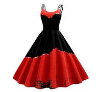 Vestido Medieval Para Mujer Retro De Los AñOs 50 Corsé Halloween GóTico Noche Con Ribete Disfraz Bruja Renacimiento Adulto Disfraces Carnaval Cosplay