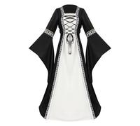 Vestido medieval para mujer, vestido de princesa, vestido medieval, talla XL, disfraz de princesa sexy, disfraz de dama de castillo, vestido medieval, vestido de elfo de caballero, victoriano, tallas