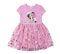 Vestido Minnie Niña Verano - Vestido Niñas Princesa Disney de Manga Corta, Ropa Niña Casual, Cómoda y Ligera, Ideal para el Día a Día, 5 Años
