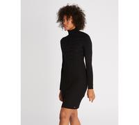 Morgan Vestido ajustado con cuello de tortuga Negro XL