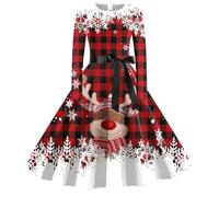 Vestido Mujer Invierno Mujer De Punto,Vestido Casual Femenino Elegante con Cuello En V Y DiseñOs Festivos Moderno Sin Mangas para Ocasiones Y Uso Diario CóModo