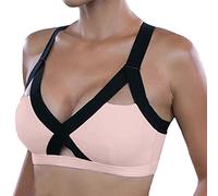 Vestido Mujer Ofertas Sujetador Triangular Sin Aros Sin Relleno Push Up Deportivo Cierre Delantero Top Sin Tirantes Nina Prime Today Deals