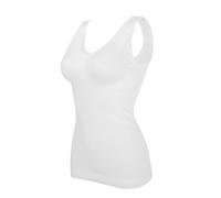 Vestido Mujer Parches Antirozaduras Muslos Mujeres Tank Tops Chaleco De Compresión Sin Body Shaper Tank Top con Almohadillas para El Pecho Fajas para Mujer Slimshape Pro Faja Reductora White XXL