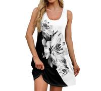 Vestido Mujer Vestidos Mujer Vestidos Elegantes Boda Largos Playa Ajustado Tallas Grandes Vaquero De Primavera Dresses Verano Playero Summer Vestiditos Casual Fiesta Bohemio 4XL Manga Corta Tirantes