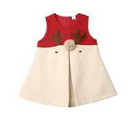 Vestido Navidad Bebe Niña - Vestido De Princesa Lindo De Otoño Cosplay De De Animados Sin Mangas De Navidad para Niñas Pequeñas