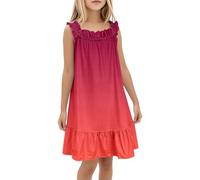Vestido NiñA Fiesta, Vestido NiñA Ceremonia Elegantes, Vestidos De Fiesta CamisóN Bohemio Suave Lindo E Informal con Estampado Floral Escalonado Y Vestidos Verano Dresses Dress Summer Dress