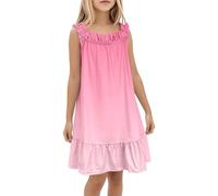 Vestido NiñA Fiesta, Vestido NiñA Ceremonia Elegantes, Vestidos De Fiesta CamisóN Bohemio Suave Lindo E Informal con Estampado Floral Escalonado Y Vestidos Verano Dresses Dress Summer Dress