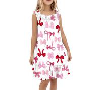 Vestido NiñA Playero, Vestido NiñA Ceremonia Verano, Vestidos De Fiesta CamisóN Bohemio Suave Lindo E Informal con Estampado Floral Escalonado Y Volantes Vestidos Verano Summer Dress Dresses Dress
