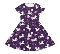 Vestido NiñA Vaqueros, Vestido NiñA Ceremonia Elegantes, Vestidos De Fiesta Casual Manga Corta con Estampado Dibujos Animados Conjunto Divertido Un DíA Vestidos Verano Dress Dresses Summer Dress