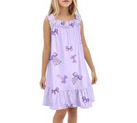 Vestido NiñA Vaqueros, Vestido NiñA Ceremonia Tallas Grandes, Vestidos De Fiesta CamisóN Bohemio Suave Lindo E Informal con Estampado Floral Escalonado Y Summer Dress Dresses Vestidos Verano Dress