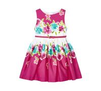 Vestido Niña Verano - Vestido Fiesta - Estampado - Ropa de Vestir para Niña - Ropa de Regalo - para niñas de 2 años a 8 años (8 años, Fucsia)