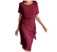 Vestido Noche Verano Vestido Color Rosa Vestidos para Playa Vestido Largo Boda Noche Vestidos De Fiesta para Gorditas Y Bajitas Trajes De Mujer Elegantes para Boda Trajes De SeñOra Vestidos De