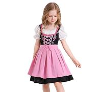 Vestido Oktoberfest Niño Traje De Sierva Vintage Halloween Con Delantal