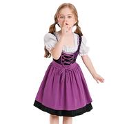 Vestido Oktoberfest Niño Traje De Sierva Vintage Halloween Con Delantal