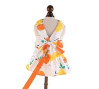 Vestido para mascotas con lazo, arnés para perros pequeños, ropa de moda para perros con correas para actividades de mascotas pequeñas, gatos, princesas