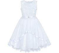 Vestido para niña Flor Blanco Boda Fiesta Dama de Honor 12 años