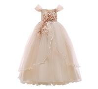 Vestido para niños, vestido de princesa, línea hombro, actuación niña, largo con pomo, Corto Disfraz San Valentin Bebe NiñA 1 AñO B5e19
