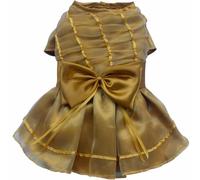 Vestido para perritas Golden Dreams Luxus de DoggyDolly