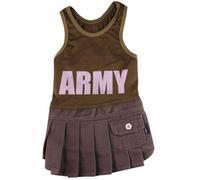 Vestido para perros "ARMY" de DoggyDolly verde militar