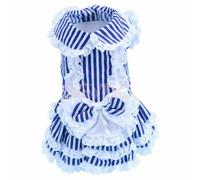 Vestido para perros "Criada" de DoggyDolly azul, 70% Dto.
