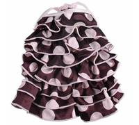 Vestido para perros DoggyDolly marrón con lunares, 70% Dto.