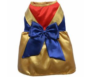 Vestido para perros dorado para Navidad de DoggyDolly